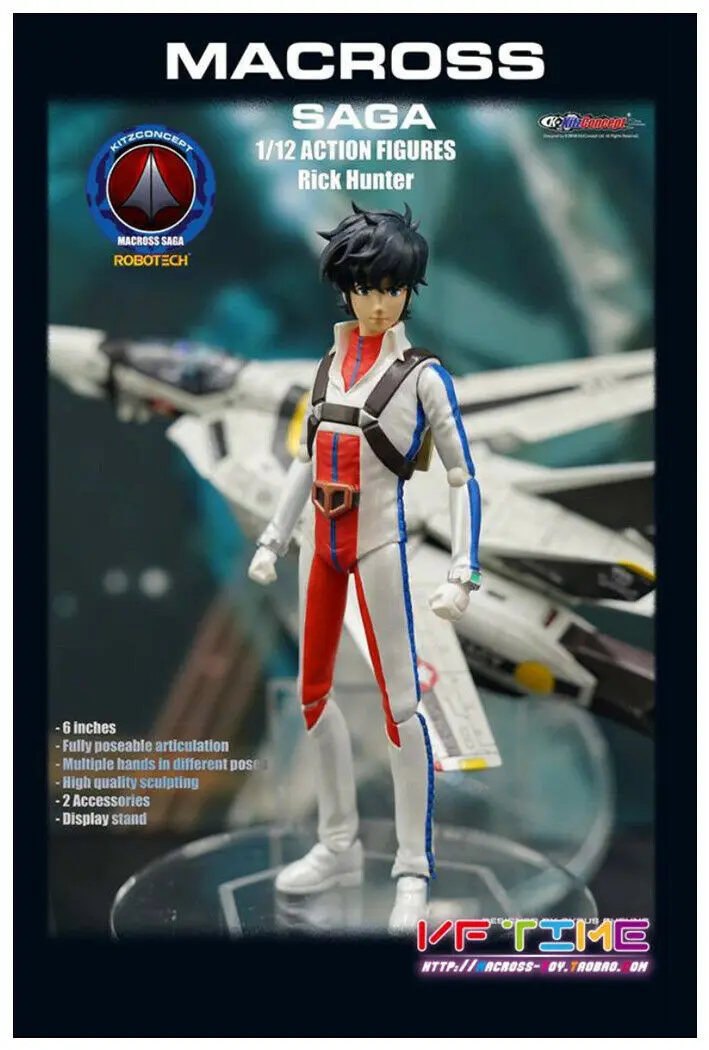 Kitz концепция 1/12 Robotech Macross Сага Рик Охотник фигурка игрушка