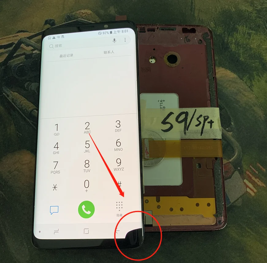 Dead spot screen no Frame For samsung S9 Plus G965F G965 Display original Touch Screen Digitizer Assembly | Мобильные телефоны и