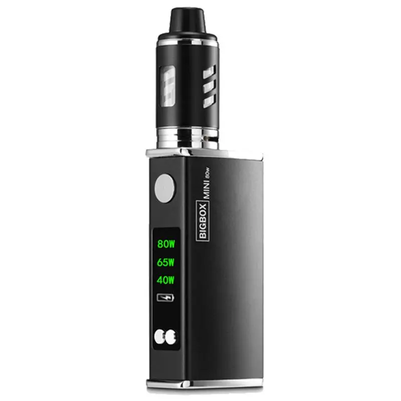 80 Вт регулируемый vape mod box kit трехцветный 2200 мАч 0.3ohm 3 мл бак электронная сигарета большой дым атомайзер вейпер