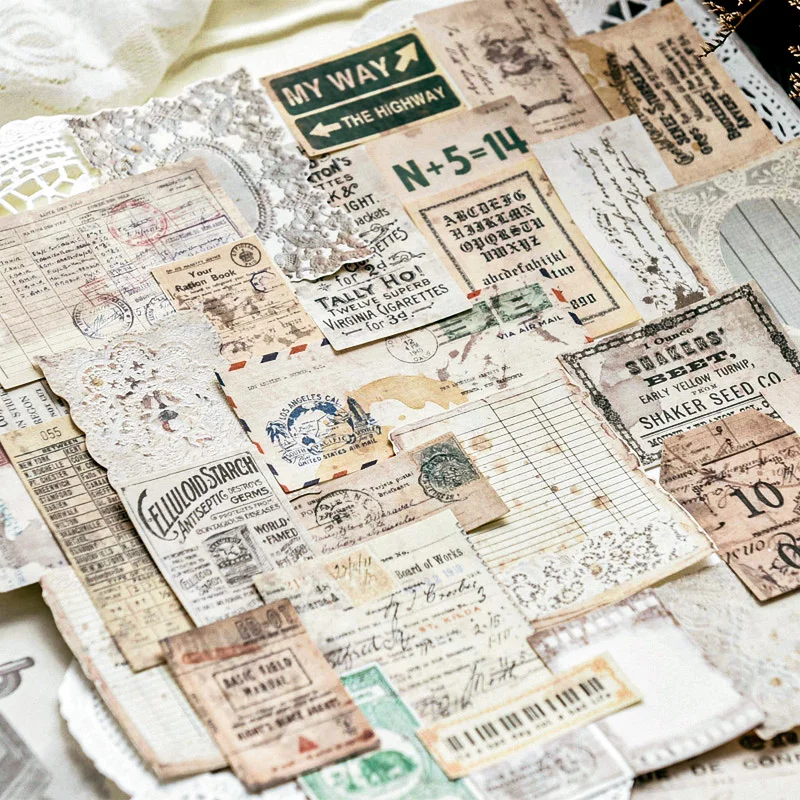 28 шт. винтажные наклейки на бумажные пятна | Дом и сад