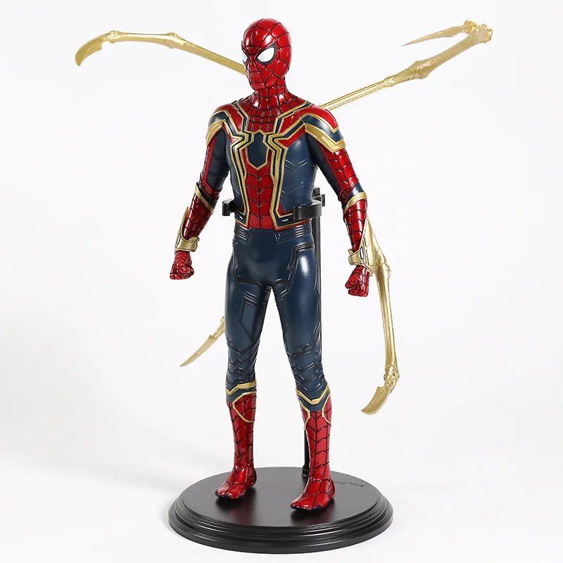 Сумасшедшие игрушки комиксов «мстители», «Железный Человек-паук Spiderman 1/6th весы ПВХ, движущаяся фигурка, Коллекционная модель, игрушка