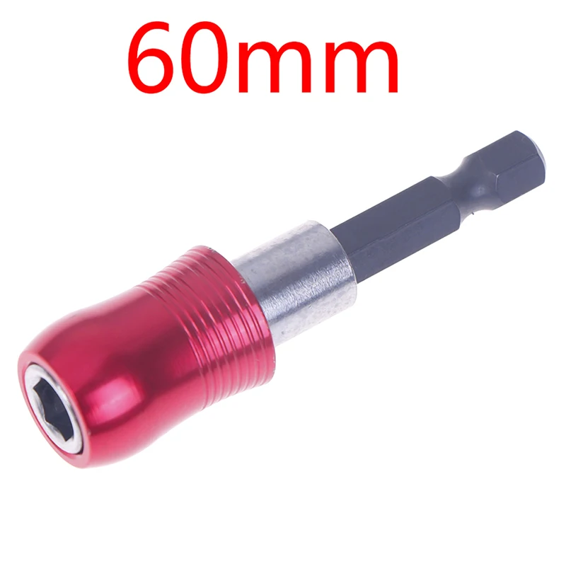1/" 60/100 мм дюймов магнитная шестигранная хвостовик Quick Release отвертка бит Держатель гибкий удлинитель - Цвет: 60mm