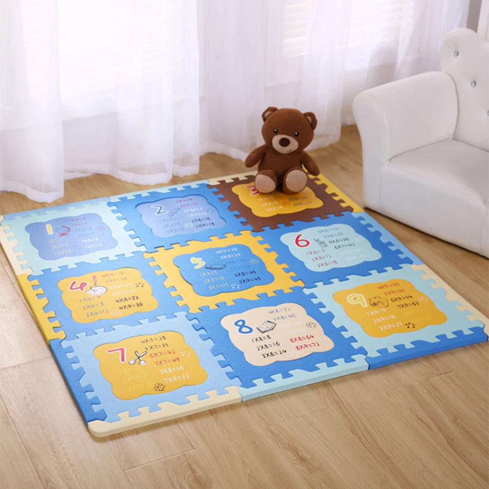 Детские Напольные головоломки игровой коврик мультфильм животный узор ...