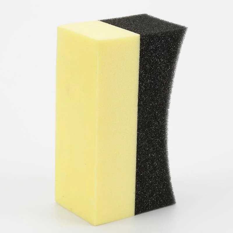 2Pcs Car Tire Cleaning Sponge Wheel Tyre Pad Wash Brush Sponge Tool Dressing Waxing Polishing Auto Accessories
