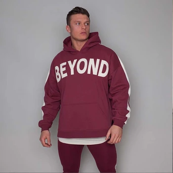 

Autumn Mens Skinny Hoodies Sweatshirts Male Gyms Fitness Bodybuilding Joggers Sportswear Casual fashion Cotton Patchwork hoodie