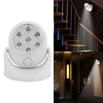 

LED Motion Activated Infrared Sensor Light 360 Rotatable Automatic Swimming Outdoor Nithg Bathroom Lamp Light Pool Porches H4V4