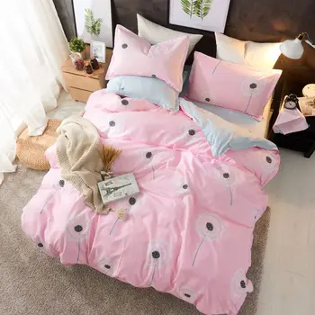 

Denim Linen Quilt People Bedding Quilt-Style Three-Piece Set Dormitory Single Bed Sheet