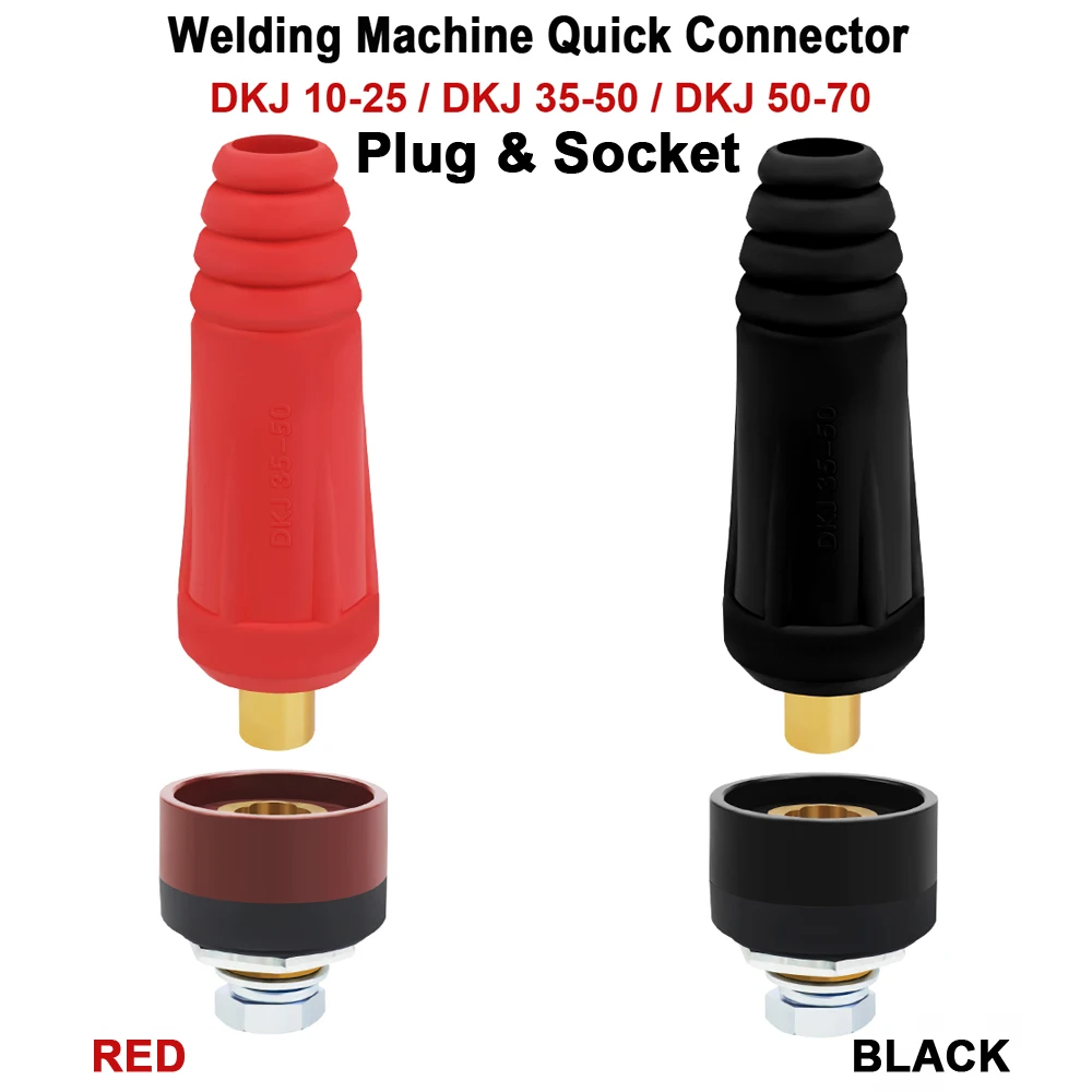 DKJ102535505070WeldingCableConnectorEuropeStyleWelding
