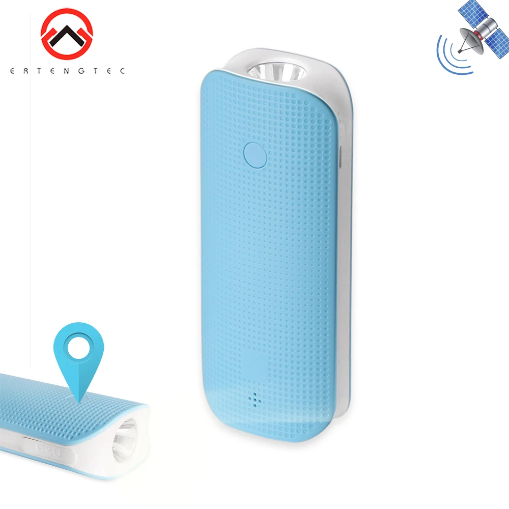 Mini GPS Tracker Children 4500mAh Personal SOS 80Days Power Bank Flashlight Voice Alarm For Explorer Buzzer Warning | Автомобили и