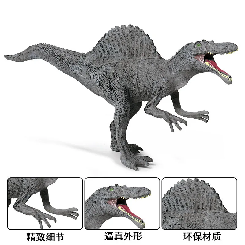 Jurassic Simulated Dinosaur Models New Style Spinosaurus High Spinosaurus Model Children Plastic Toys Decoration