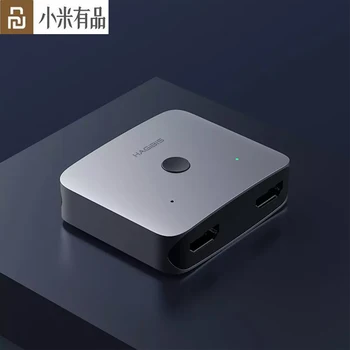 

Youpin Hagibis HDMI Switch Bi-Direction 2.0 HDMI 4K 60Hz Switcher 1x2/2x1 Adapter 2 In 1 Out Converter for PS4/3 TV Box Splitter