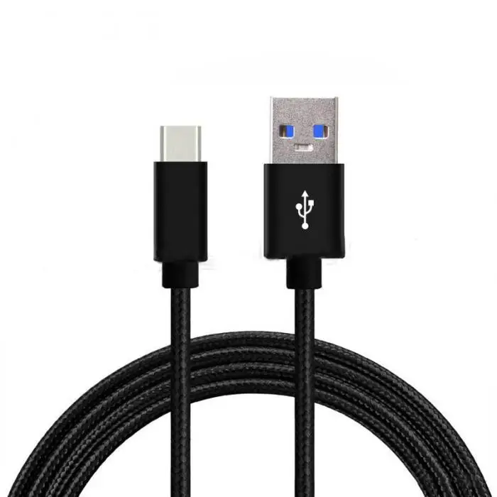 Горячая Распродажа Черный прочный нейлоновый 1/2 м USB 3,0 type C кабель зарядного устройства для nintendo Switch игровой провод для быстрой зарядки проводное оборудование
