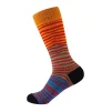 Moda Mulaya, мужские счастливые мужские носки, чёсаный хлопок, полосатая уличная одежда, цветные забавные носки, Длинные повседневные мужские носки для мужчин - Цвет: 50055