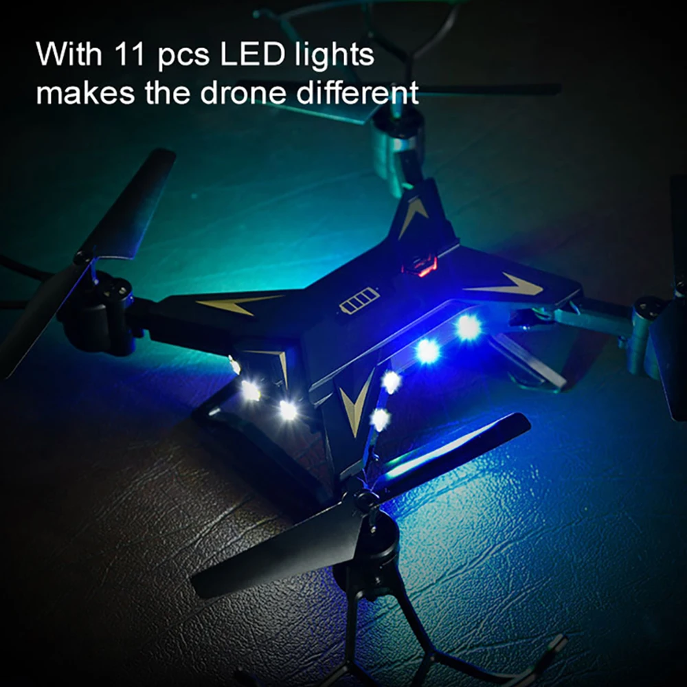 Профессиональный складной Квадрокоптер с камерой HD 1080P wifi FPV RC 20 минут работы от