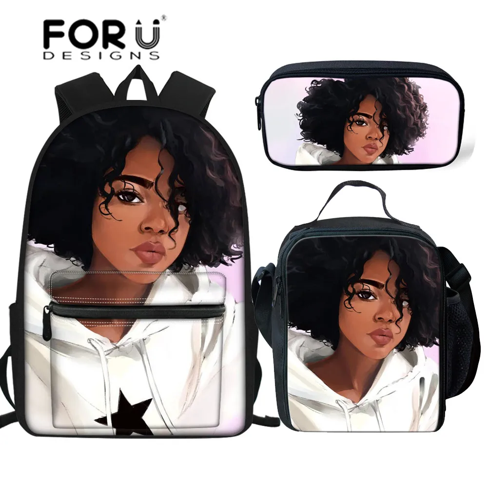 FORUDESIGNS школьные сумки для детей 3 шт./компл. школьный рюкзак Африканский