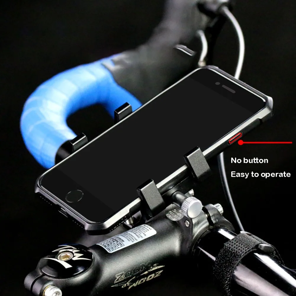 Phone holder bike bicycle aluminum mountain bike mobile phone bracket trailer handle GPS universal fiets houder bike holde 30S11 (2)