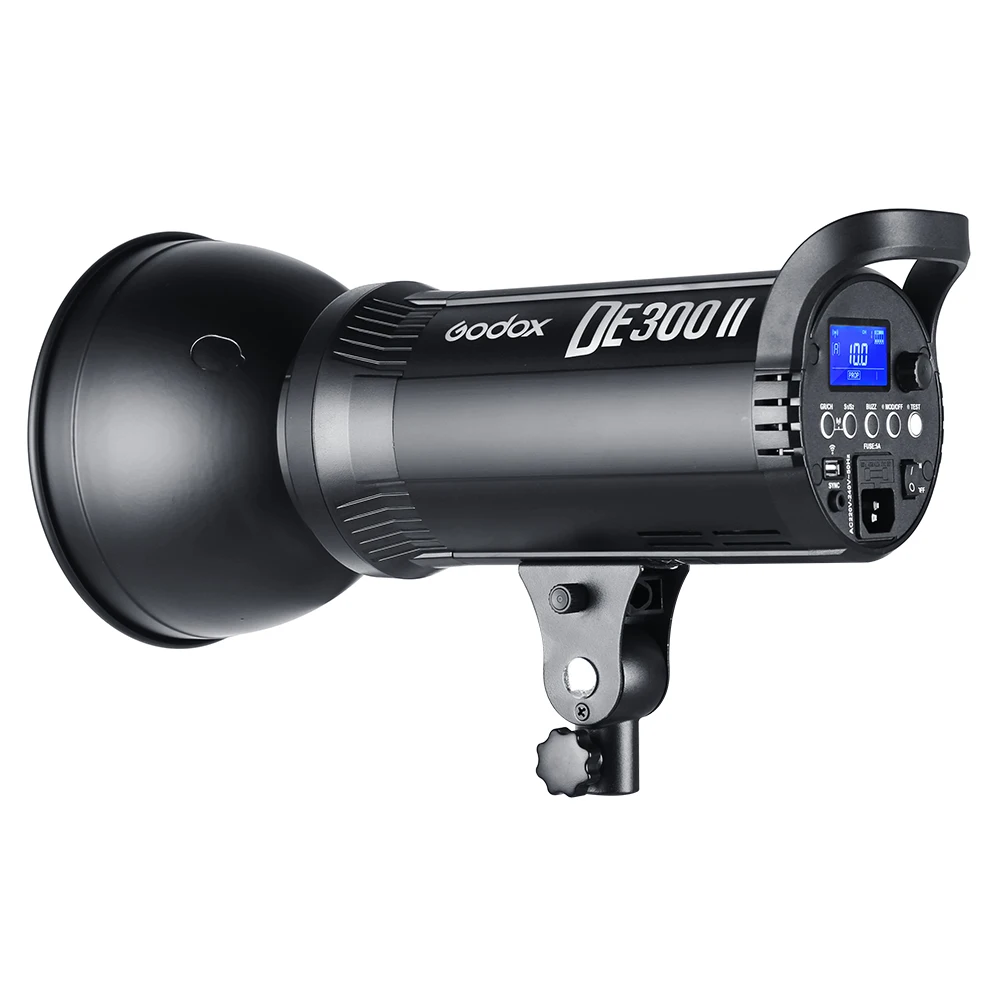 Godox DE300II 300 Вт 300Ws студийная вспышка GN65 стробоскоп головное Освещение фотография Bowens крепление Студия Вспышка
