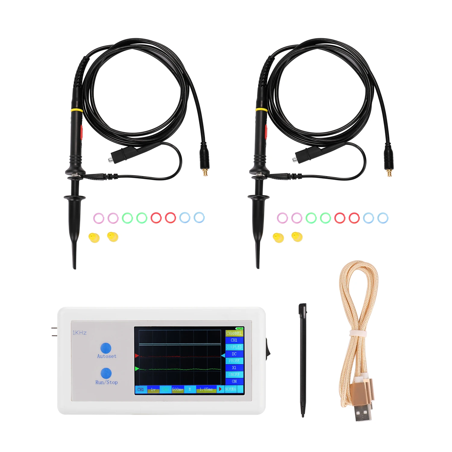 D602 200 кГц 2CH Мини Портативный Карманный ручной сенсорный ЖК дисплей цифровой
