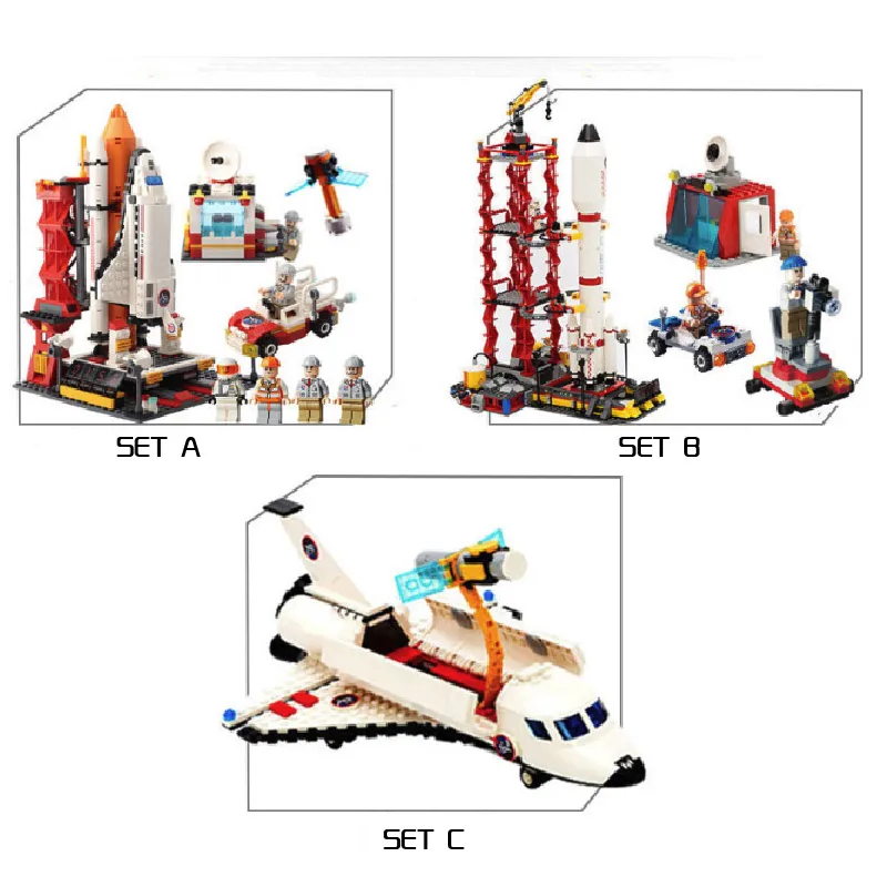 Городской космический Shuttle launch Saturn V Spaceport Rockets станция модель собранная совместимые строительные блоки Кирпич Дети подарок-игрушка для мальчика