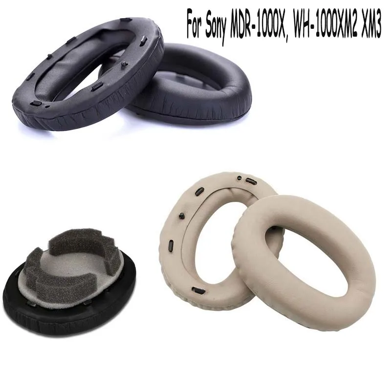 Headphone Ear pads Cushions for Sony MDR 1000X WH 1000XM3 WH 1000XM2 Replacement Headset Earpad