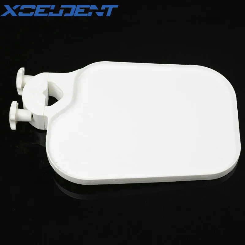  1pcs Dentistry Chair Accessories Dental Plastic Post Mounted Shelf Tray Table for Dental lab