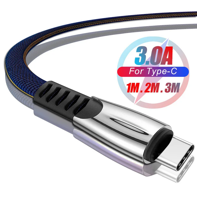 

5A 3A USB Type C Cable for Samsung S9 S8 Plus Supercharge USB C Fast Charging Data Cable Type-C Cable for Huawei P30 Pro Phone