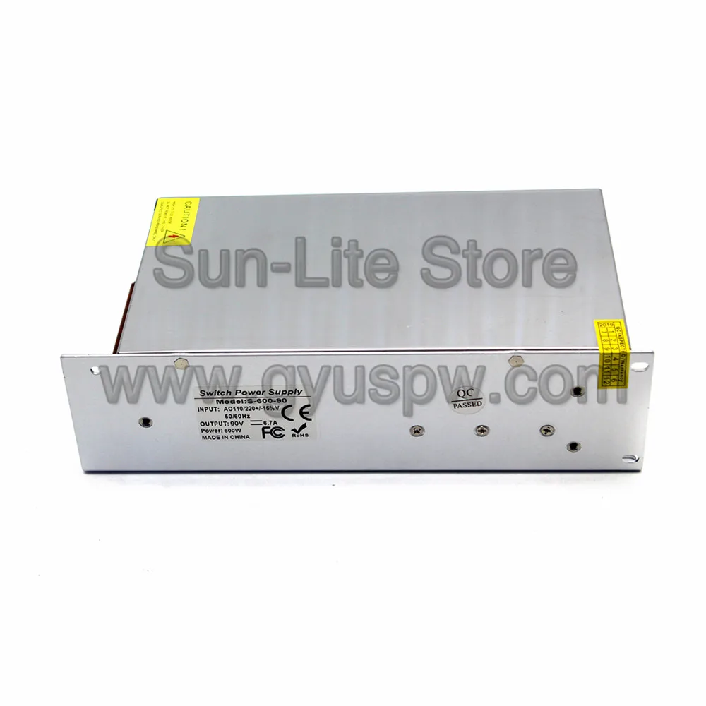 Универсальный переключатель питания 90V 6.7A 600W Трансформатор 110V 220V AC DC90V SMPS для шагового двигателя машинное оборудование