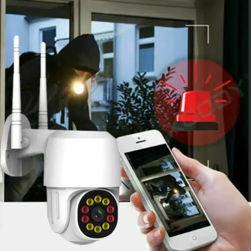 Беспроводная PTZ IP камера Wifi 1080P безопасность наружное ночное видение CCTV