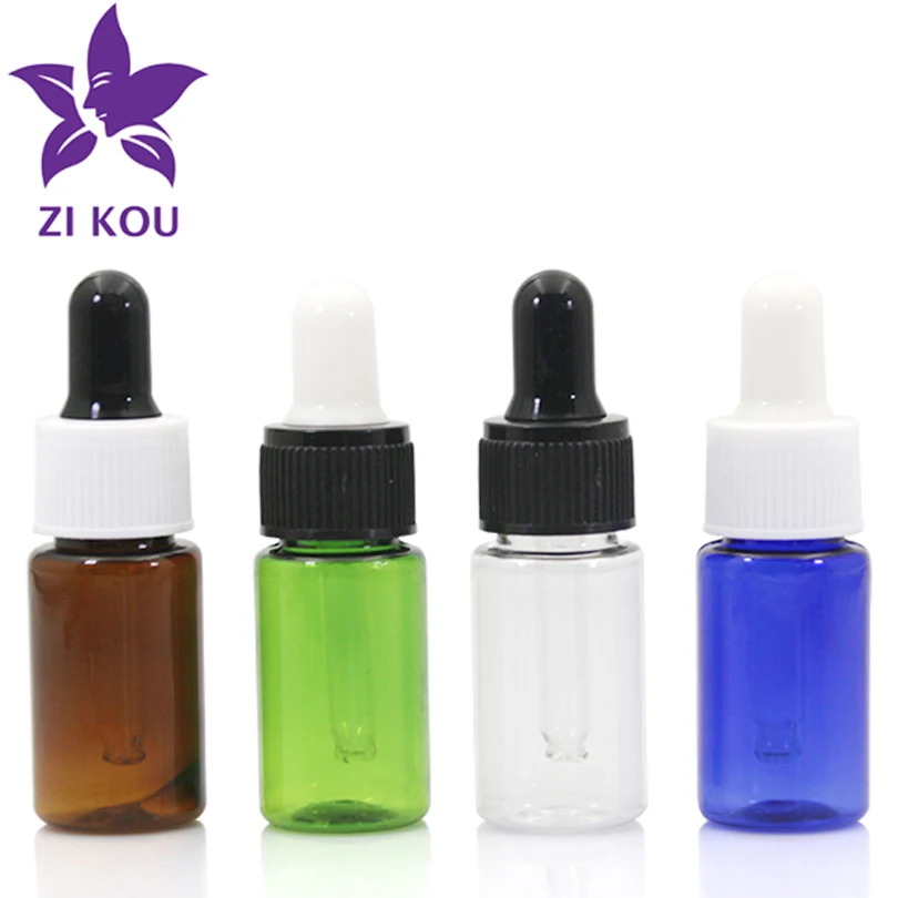 1pcs 10ml High quality plastic bottle glass dropper bottle reusable plastic empty bottle