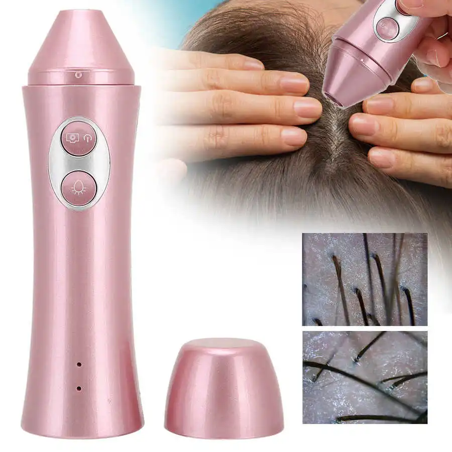 Беспроводной портативный умный детектор кожи головы анализатор фолликула для IOS