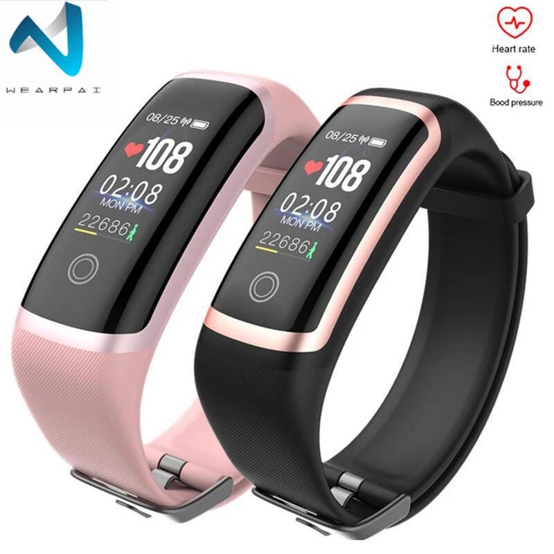 

Wearpai M4 Smart Bracelet Waterproof IP67 Blood Pressure Bluetooth Call Fitness Tracker Reminder Sport Wristband for iOS