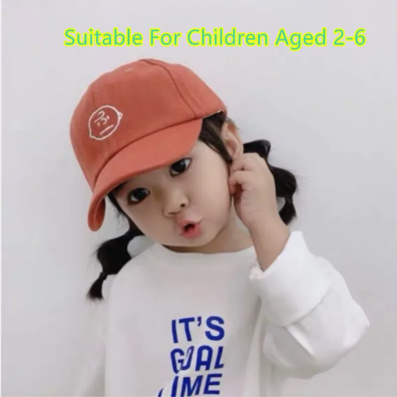 

2020 Children's Hat Spring And Summer New Design Boys And Girls Cute Cartoon Embroidery Cap Unisex Sunscreen Baseball Cap