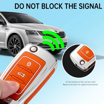 Custodia per chiave auto in lega di zinco per VW Volkswagen Polo Tiguan Passat B5 B6 B7 Golf 4 5 6 MK6 Jetta Lavida per Skoda Octavia 4 Custodia per chiave auto in lega di zinco per VW Volkswagen Polo Tiguan Passat B5 B6 B7 Golf 4 5 6 MK6 Jetta Lavida per Skoda Octavia - Custodia per chiave auto in lega di zinco per VW Volkswagen Polo Tiguan Passat B5