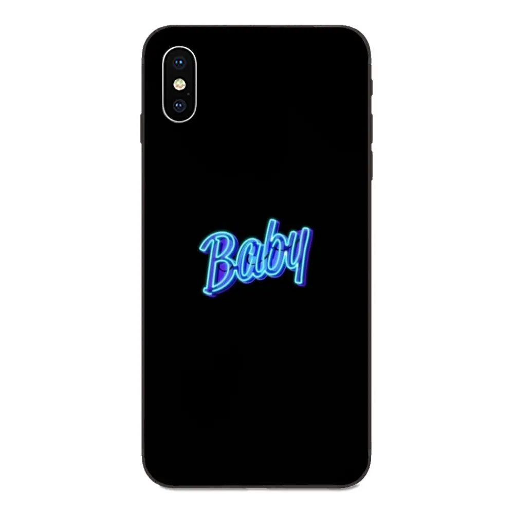as picture Черный фон флуоресцентный шрифт неоновые для Huawei Honor 5A 6A 6C 7A 7C 7X 8A 8C 8X9 10 P8 P9 P10 P20 P30 Мини Lite рlus - Цвет: as picture