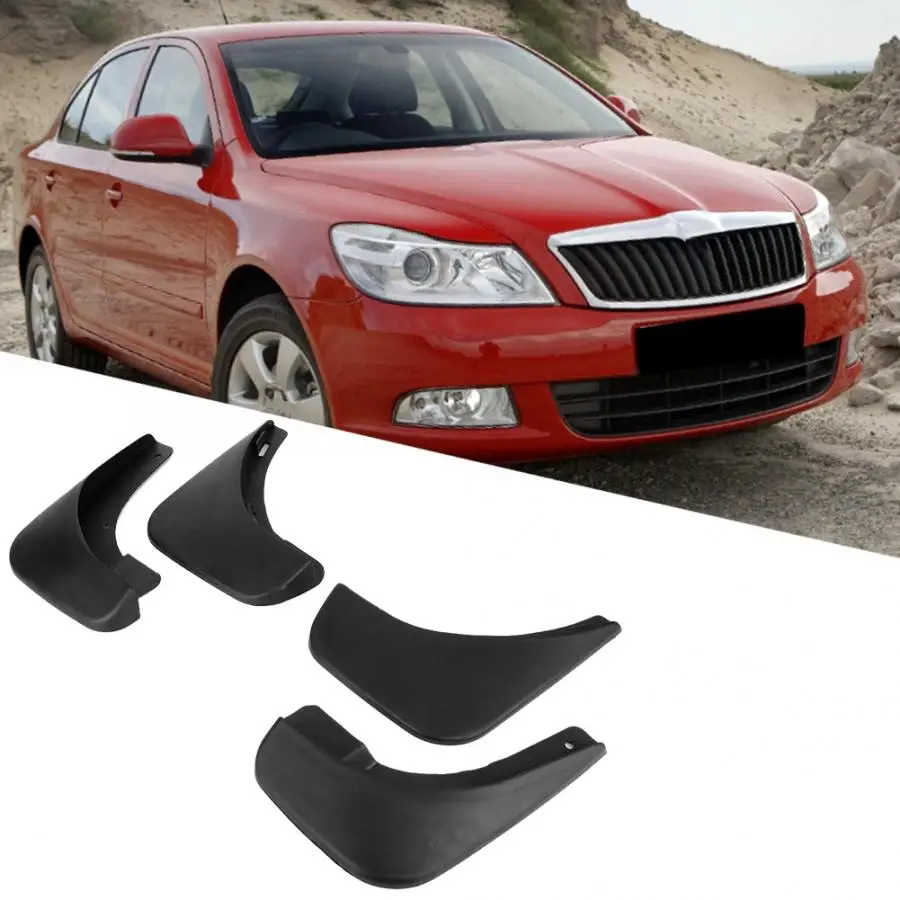 Авто экстерьер черный брызговик щитки крылья подходят для Skoda 2004-2012