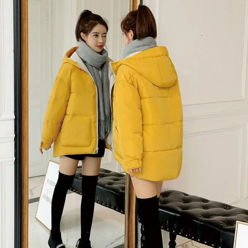 Женские повседневные зимние пальто, куртки, новые модные утепленные хлопковые парки с капюшоном, женская верхняя одежда, пальто P126