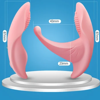 VETIRY Wearable Vibrator Dildo on Panty Remote Control 7 Speed Clitoris Vagina Stimulator Sex Toys for Women Female Masturbation 2