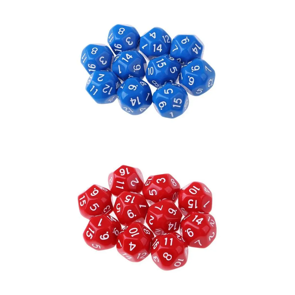 20x  Dice Set DND Role Playing Game 14mm D16 Table Games Supplies