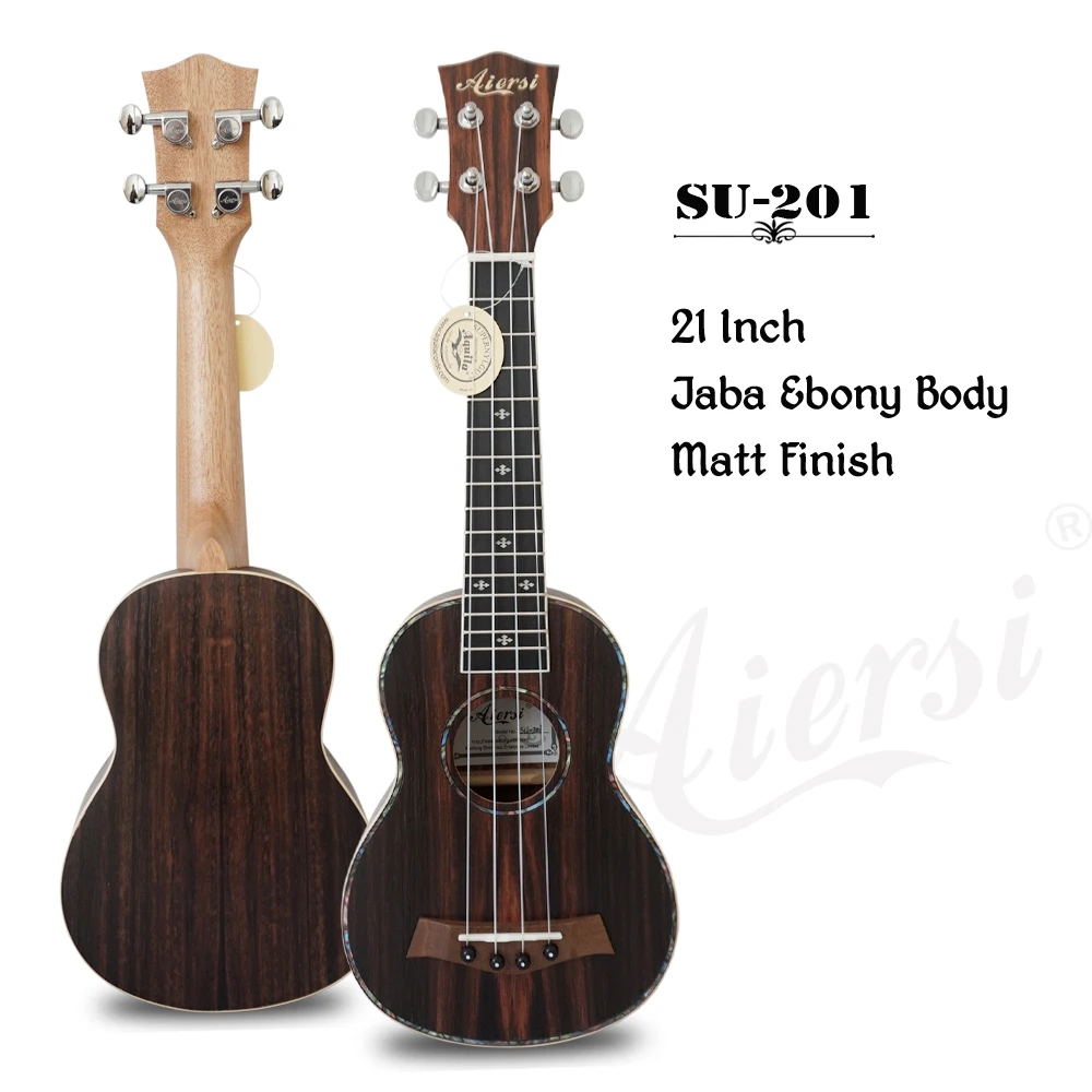 21 дюймов jave ebony uke Гавайская гитара с сумкой|Укулеле| |