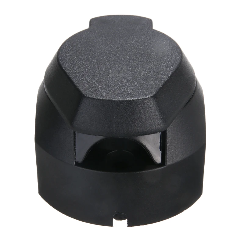 TREYUES 1PC Auto Socket Trailer Towbar Connector PVC Plastic 13 Pin For Cars Vans Caravans Coupling Accessories