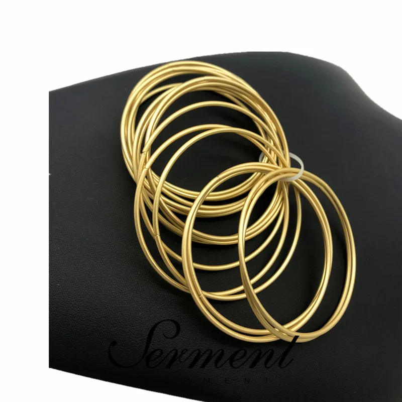 Большой многослойный браслет SERMENT в европейском стиле позолоченные модные
