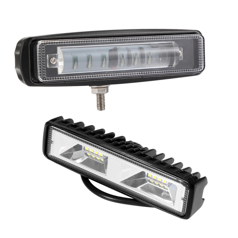 

2 Pcs LED Work Light : 1 Pcs 8D Lens 90W 7 Inch Led 12V 24V Road Car Work Lights & 1 Pcs 48W Led Light Work Lamp Driving Fog Off