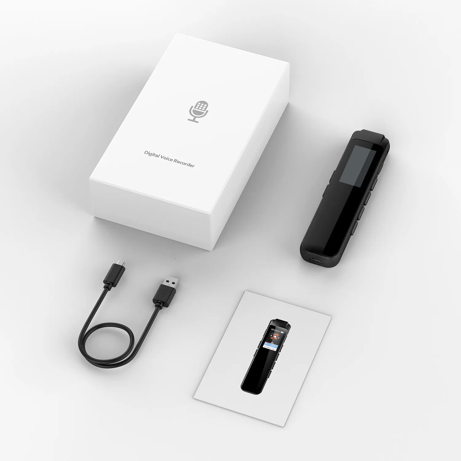 Yulass 8 ГБ USB диктофон маленький черный бизнес портативный MP3, WMA USB 2,0 диктофон с проигрывателем