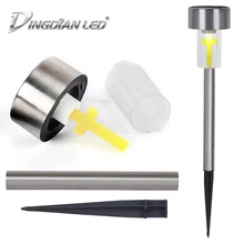 Светодиодный Солнечный газон уличный светильник DC 0,05 Вт освещение для лужайки на солнечной батарее Lanscape садовая солнечная панель с питанием от батареи путь партия лампа свет газон Светодиодный