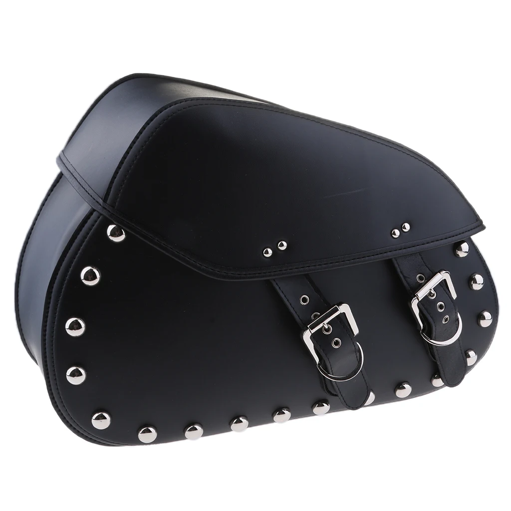 Saddlebags Left Side Storage For Honda Shadow Yamaha V-Star XVS 650 950 1100