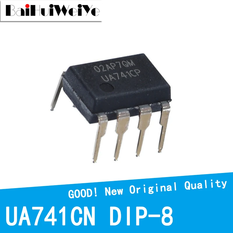10PCS-LOT-UA741CN-UA741-UA741CP-OP-Amp-LM741-741-DIP-8-New-Good-Quality ...
