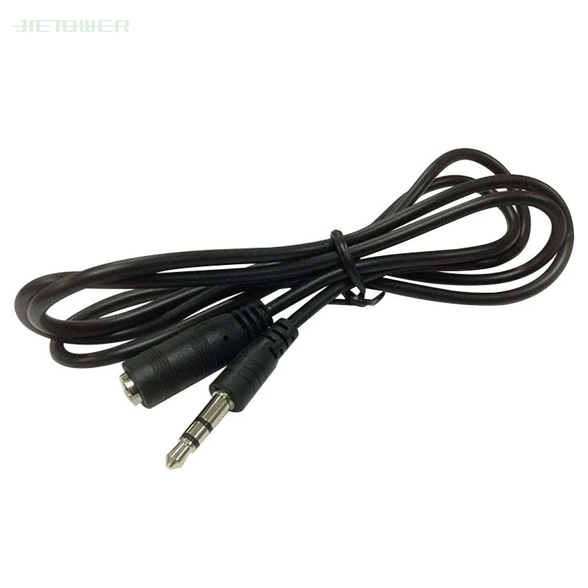 1 1m Male to Female Earphone 3 5mm AUX Jack Audio Extension Cable Cord 3 5 Auxiliary for Car Headphone Louder 300pcs lot