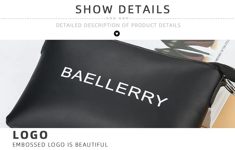 Baellerry, женский кожаный Длинный кошелек на молнии, деловой кошелек для телефона, Большая вместительная сумка-клатч для женщин
