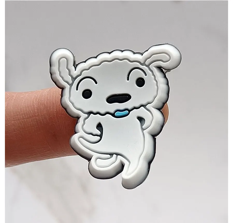 Novelty Design Cartoon With You PVC Shoe Charm Accessories Funny Diy Shoe Buckle Decor Fit Pins Croc Charms JIBZ Kid Party Gift
