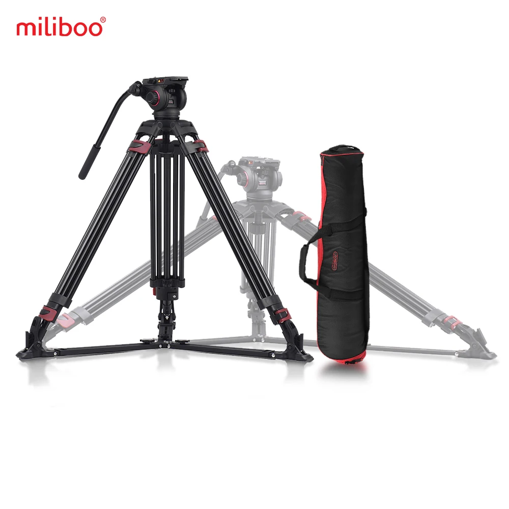 Miliboo MTT609A Professional Tripod for Canon Nikon Sony DSLR Camera Camcorder Photography Camera Tripod w/ Hydraulic Ball Head